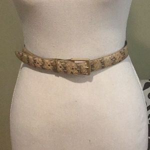 Genuine Ladies Snakeskin Belt